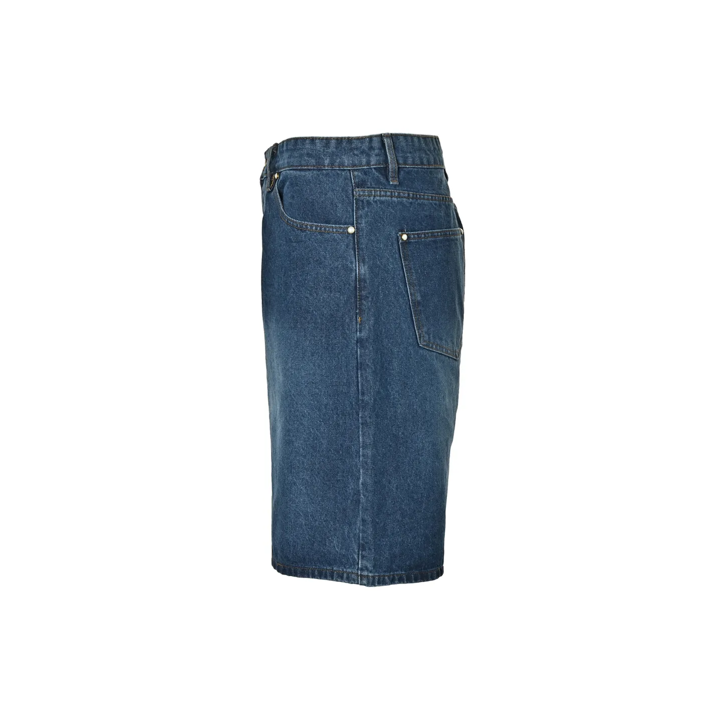 Louis Vuitton/Louis Vuitton denim shorts with embroidered logo on the back pocket